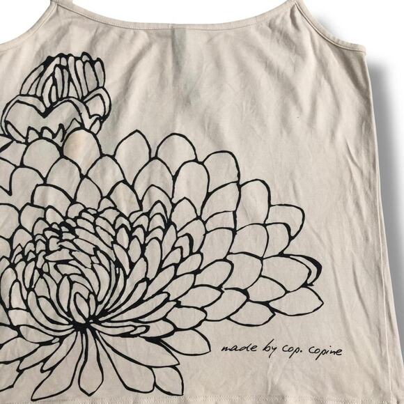 Cop Copine Sketch Floral Tank Top - Picture 4 of 6